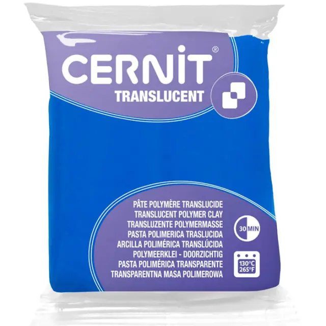 Πολυμερικός Πηλός Cernit Translucent No275 - Sapphire - 56gr