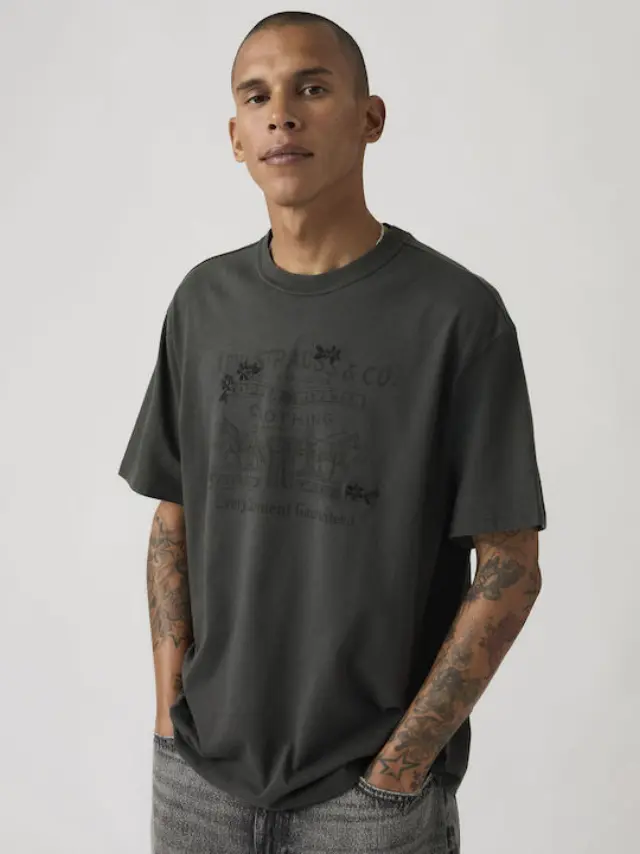 Vintage Fit Graphic Tee Blacks CRAFT SERIF 3 PHANTOM 3