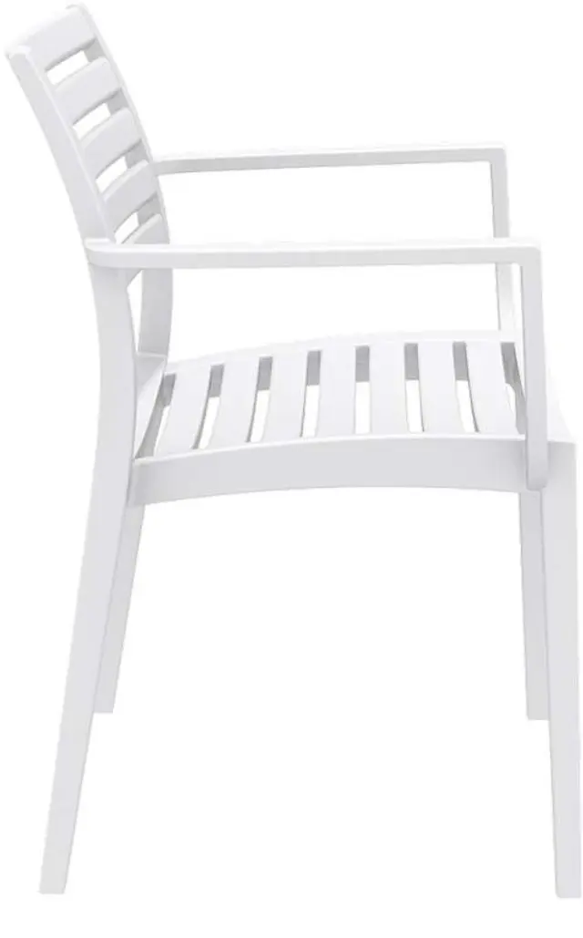 Πολυθρόνα Στοιβαζόμενη ARTEMIS Λευκό PP 58x58x82cm 3