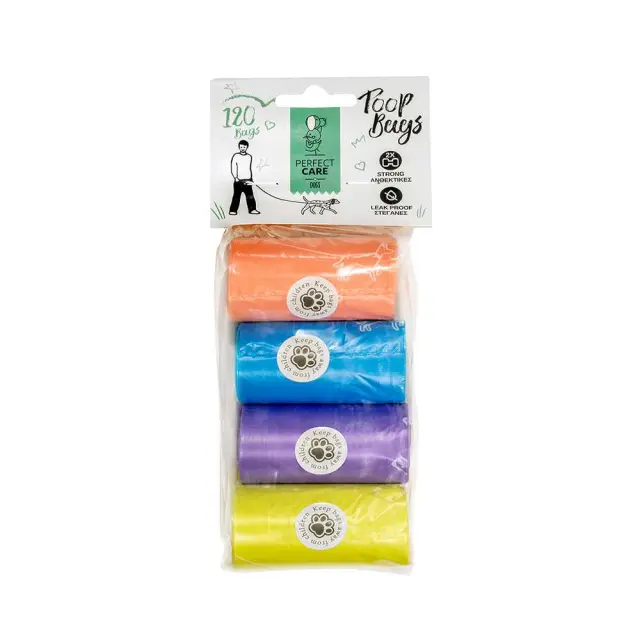 Perfect Care Poop Bags Multicolor (8pcs) Μονόχρωμο