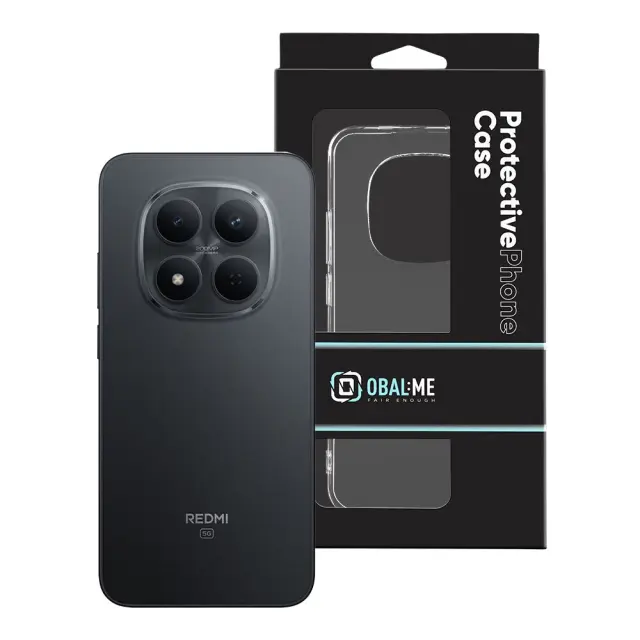 OBAL:ME TPU Cover for Xiaomi Redmi Note 15 Pro 5G Transparent 3