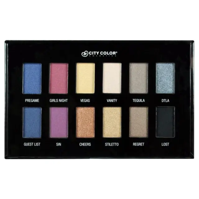 City Color After Hours Palette 12 X 1,5 gr 3