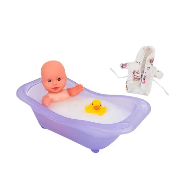 Globo Σετ μπανιέρα με Μωρό Κούκλα Bimbo Baby Anna για 2+ Ετών 3