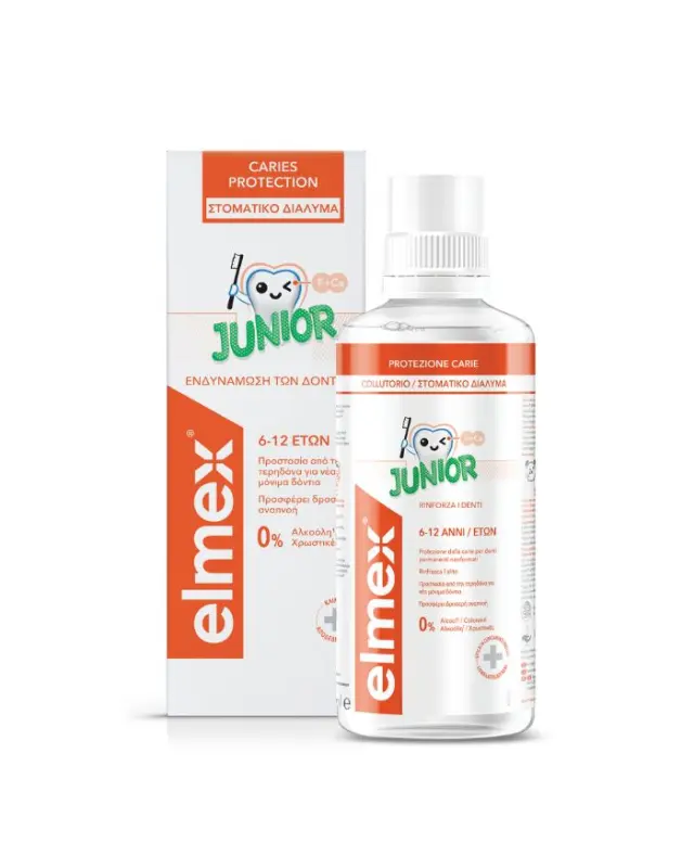 Elmex Junior Στοματικό Διάλυμα 6-12 ετών, 400ml