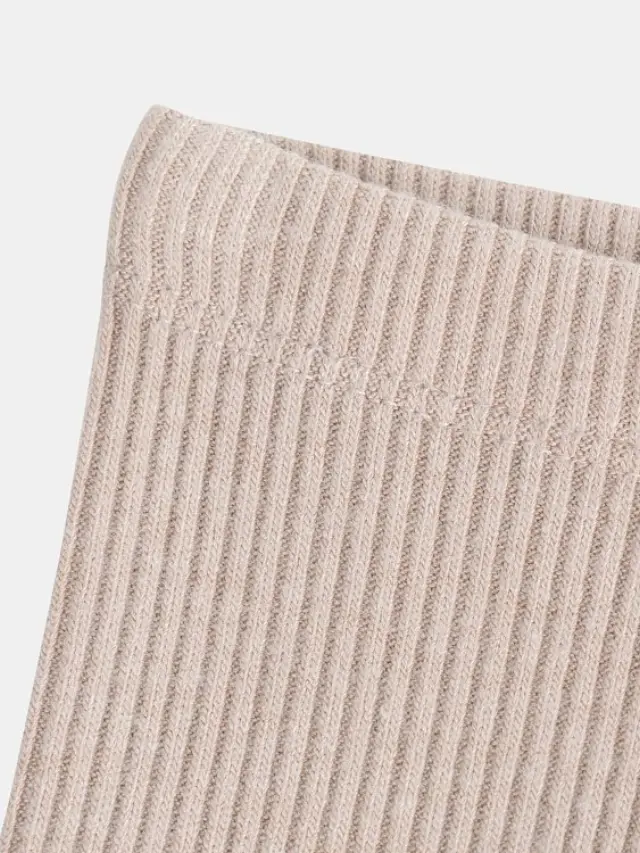 Βρεφικό Κολάν για Κορίτσια Ribbed Beige ΜΠΕΖ 2