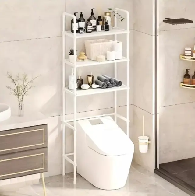 Επιδαπέδια ραφιέρα μπάνιου - TM070 - 521872 - White 2