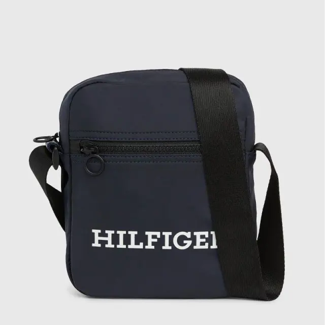 Tommy Hilfiger - Ανδρική Τσάντα Ώμου/Χιαστί Th Mini Reporter Bag AM0AM11381-DW6 Μπλέ Σκούρο