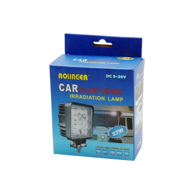 LED ΠΡΟΒΟΛΕΑΣ 27W 5.5cm DC 9-30V VOL-0727