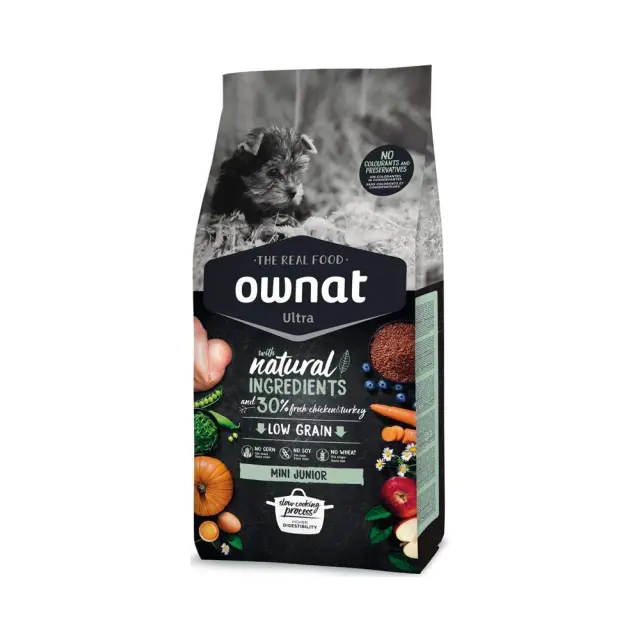 Ownat Ultra Mini Junior Ξηρά Τροφή Σκύλου με Κοτόπουλο & Γαλοπούλα 3kg