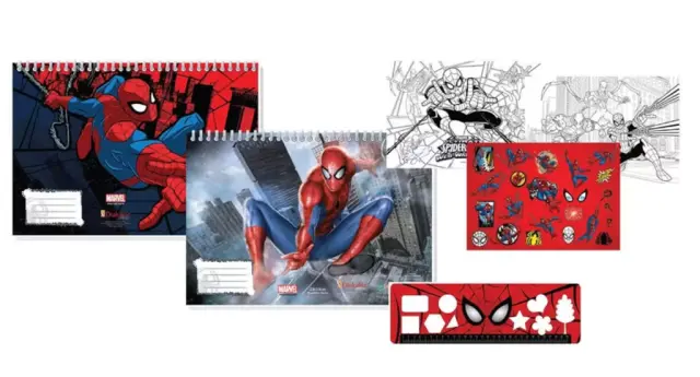 Μπλοκ Ζωγραφικής Spiderman 23x33 40 Φύλλα / 500829 (Διακάκης)