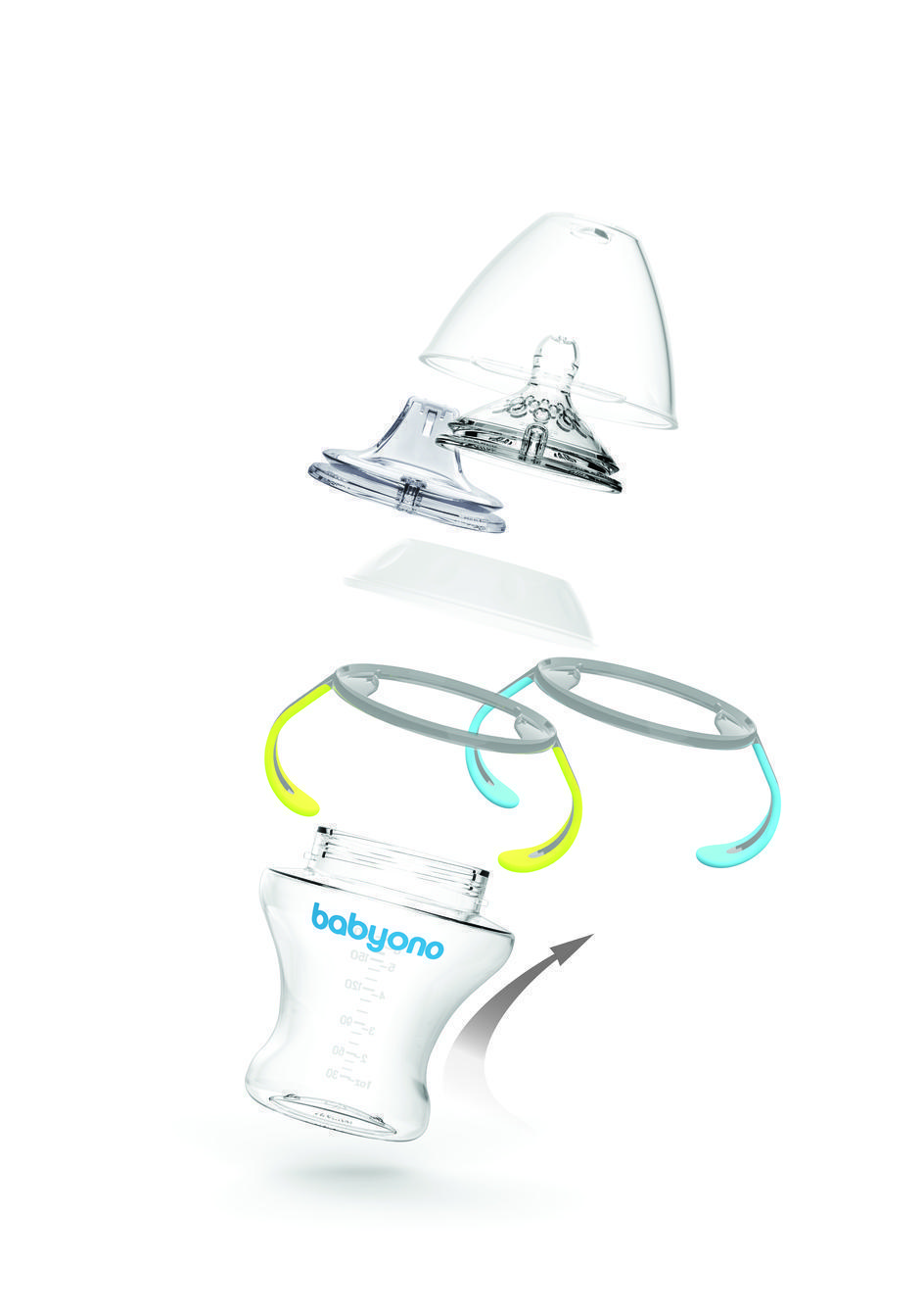 Μπιμπερό Κατά των Κολικών 180ml Babyono 1450 2