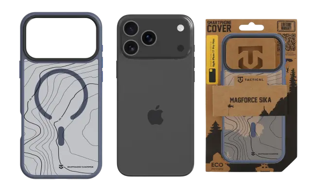 Tactical MagForce Hyperstealth Sika Cover for Apple iPhone 18 Pro Max/17 Pro Max Deep Blue 3