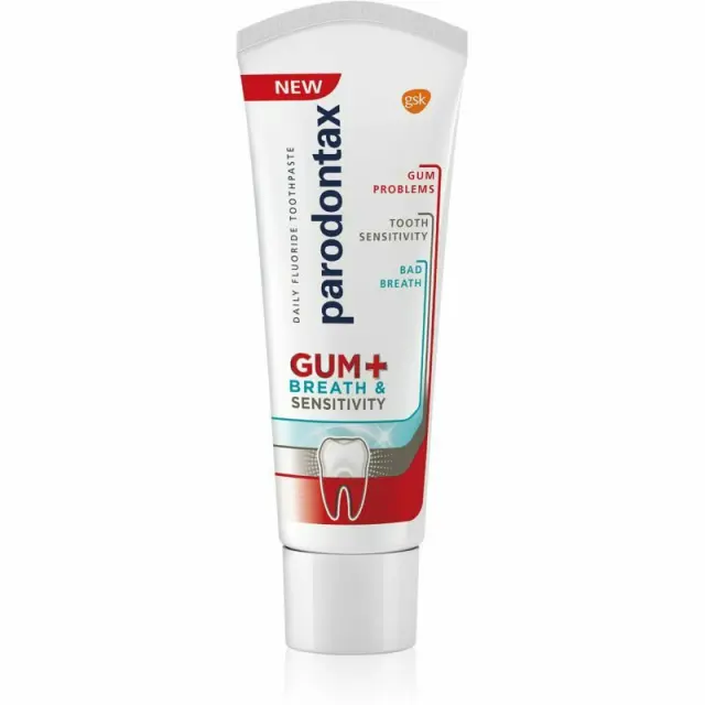 Parodontax Gum and Breath & Sensitivity Οδοντόκρεμα για Ευαίσθητα Δόντια, 75ml 3