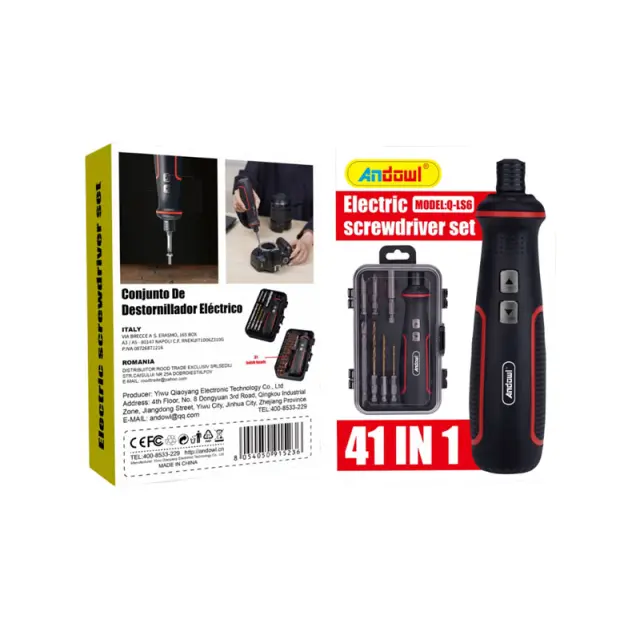 Andowl Ηλεκτρικό Σετ Κατσαβιδιών 41 σε 1 Q-LS6 - Screwdriver Set 075815