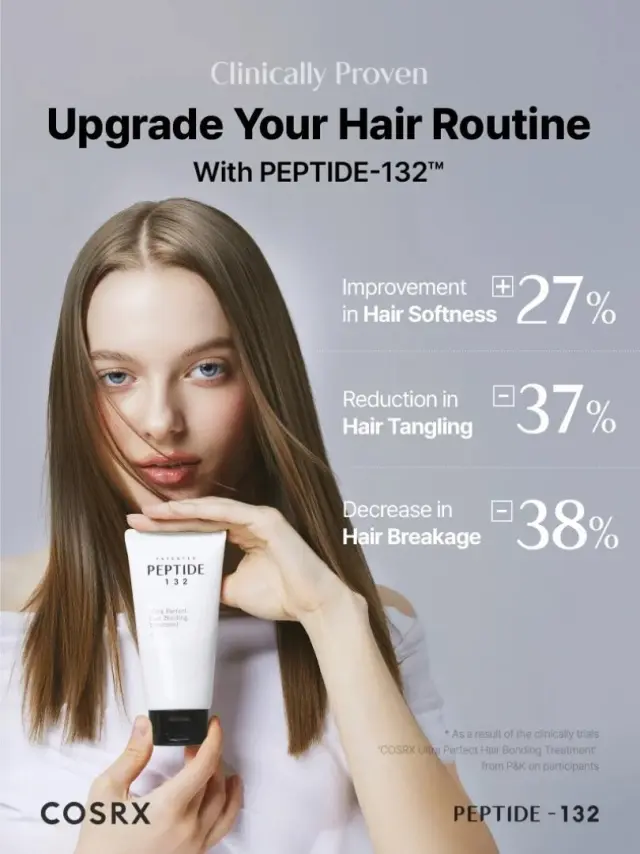 Cosrx Peptide 132 Ultra Perfect Hair Bonding Treatment, Αναγεννητική Μαλακτική Κρέμα Μαλλιών Εντατικής Αναδόμησης & Λάμψης 120ml 2