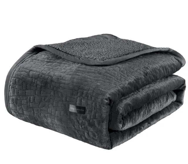ΚΟΥΒΕΡΤΑ ΥΠΕΡΔΙΠΛΗ ΣΕΤ 2ΤΜΧ BOLZANO ANTHRACITE 220X240 GUY LAROCHE 3