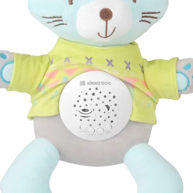 Kikka Boo Λούτρινο Με Προβολέα και Μελωδίες Kit the Cat 31201010245 2