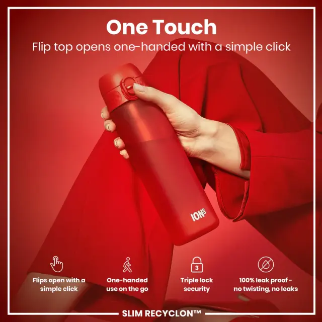 ION8 Leakproof Παγούρι 500ml Red 089417 3