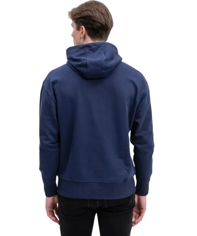 Tommy Hilfiger - Ανδρικό Φούτερ με Κουκούλα και Τσέπες DM0DM15796-C87 Μπλε Ναυτικό - XL 2