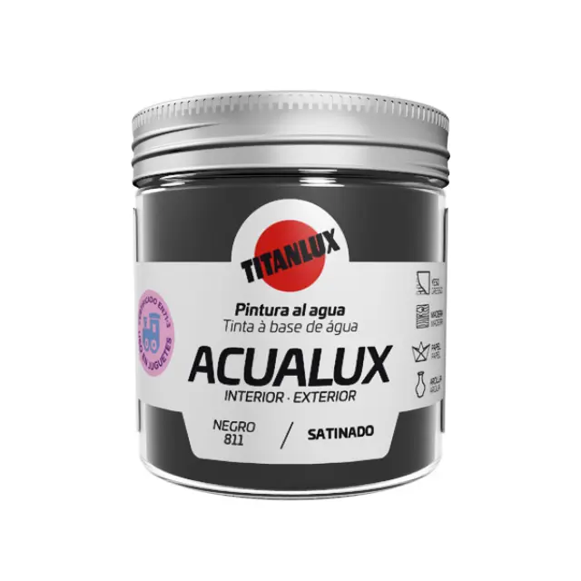 Acualux Satin Negro 811 75ml