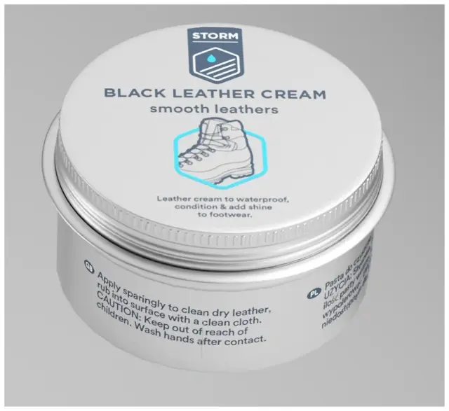 Κρέμα Υποδημάτων Storm Care Leather Cream 100ml Black - S52402