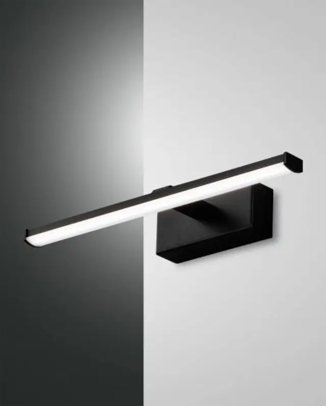 Nala 3361-21 φωτιστικό τοίχου μπάνιου 30cm ip44 Μαύρο