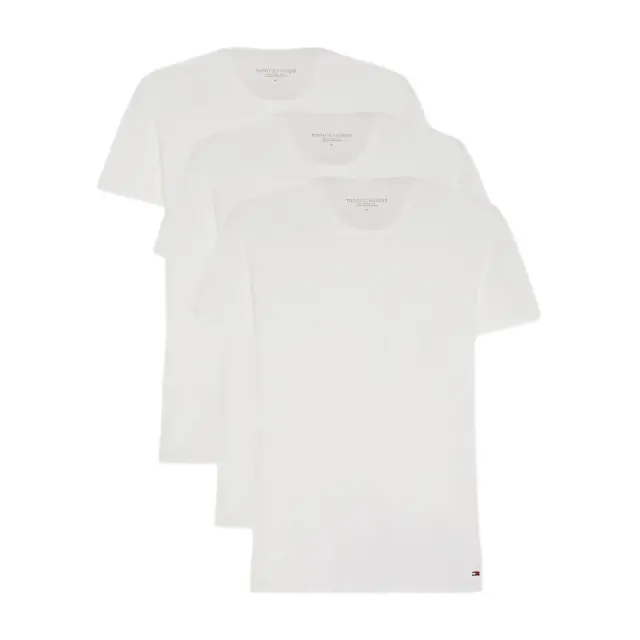 Tommy Hilfiger Ανδρικό Φανελάκι Premium Essentials - Τριπλό Πακέτο, Χρώμα Λευκό