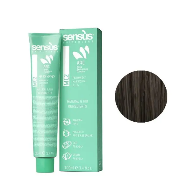 Sensus MC2 Permanent Hair Color 4.0 Brown 100ml - (μόνιμη βαφή χωρίς αμμωνία καστανό)