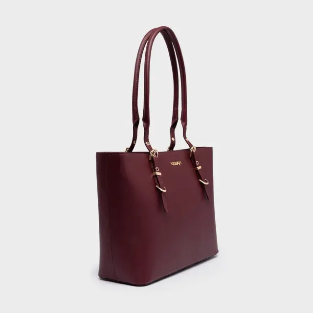 Τσάντα Ώμου Freya Burgundy Nolah 2