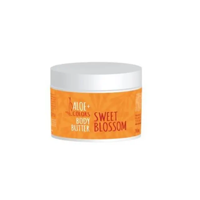 ALOE COLORS Sweet Blossom Ενυδατικό Butter Σώματος με Aloe Vera & Άρωμα Βανίλια για Ξηρές/Πολύ Ξηρές & Ευαίσθητες Επιδερμίδες 200ml