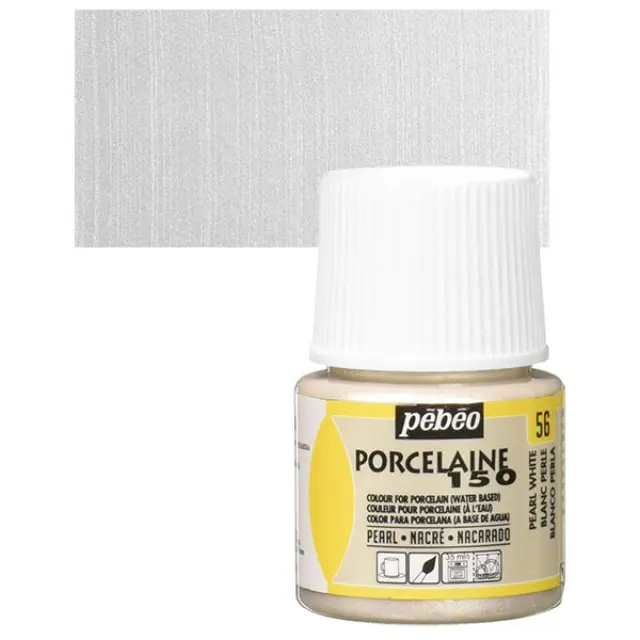 Pebeo Porcelaine 150 Σμάλτο - 056 Pearl White (O) - 45ml