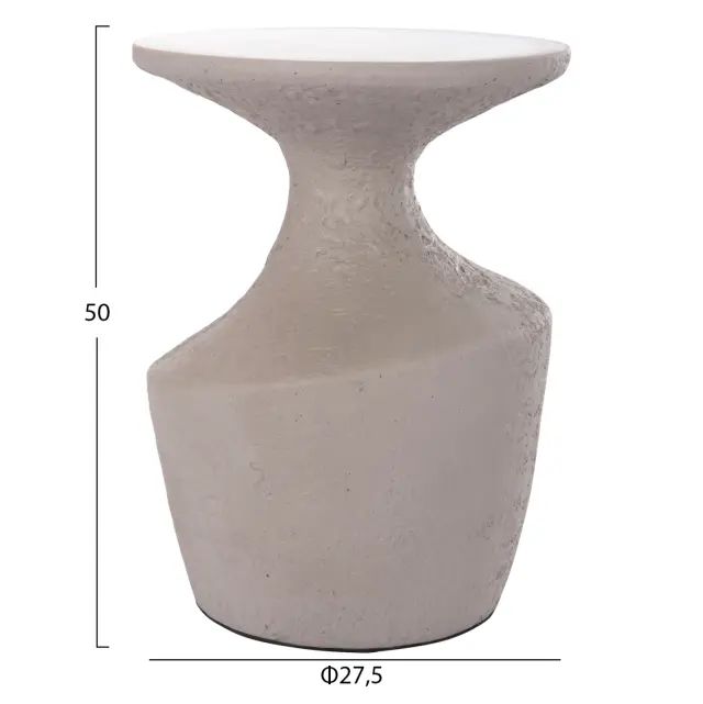 ΤΡΑΠΕΖΙ ΒΟΗΘΗΤΙΚΟ FB918156.03S FIBER CEMENT ΣΕ ΓΚΡΙ--Φ27.5x50Υεκ. 2