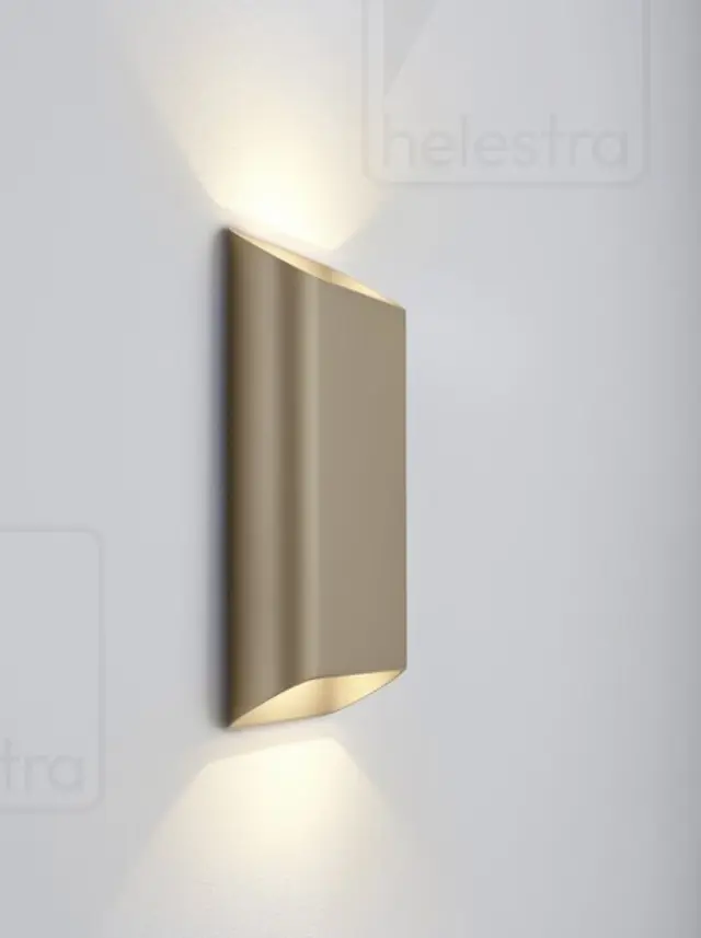 TOCO Φωτιστικό Τοίχου LED Καφέ IP54 12W 2700K 2