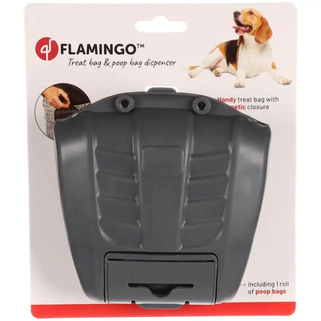 Flamingo Εκπαιδευτική Θήκη Σιλικόνης Για Λιχουδιές (14x8x14cm) Γραφίτης