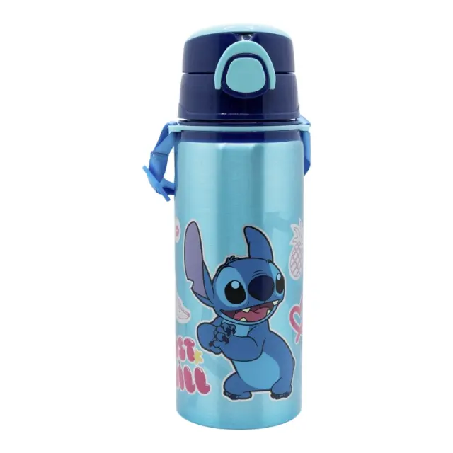 ΠΑΓΟΥΡΙ ΑΛΟΥΜΙΝΙΟΥ POP UP BOTTLE WITH STRAP 730 ML STITCH DRAWING -75058