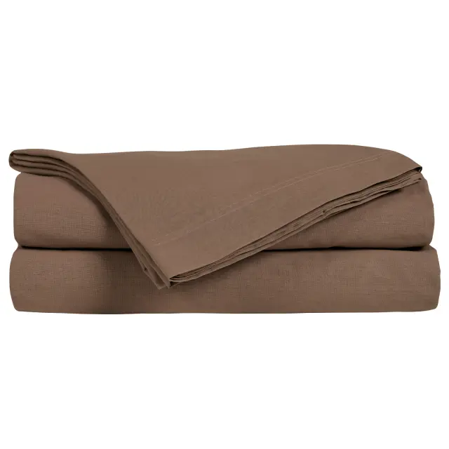 Σεντόνι Τεμάχιο Υπέρδιπλο 230x260 Καφέ Das Home 1004