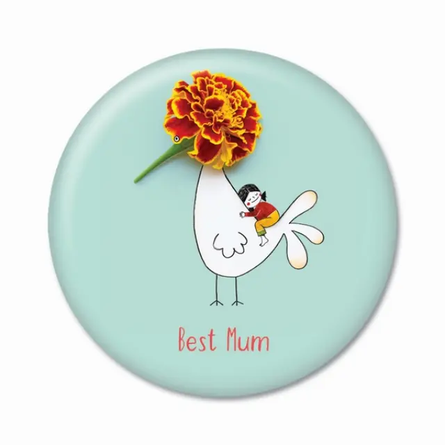 Thinkofme Μαγνητάκι μεγάλο (5,9cm): Best Mum