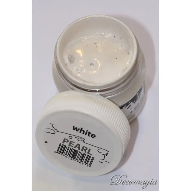 Χρώμα ακρυλικό Περλέ Pentart 50ml, Λευκό