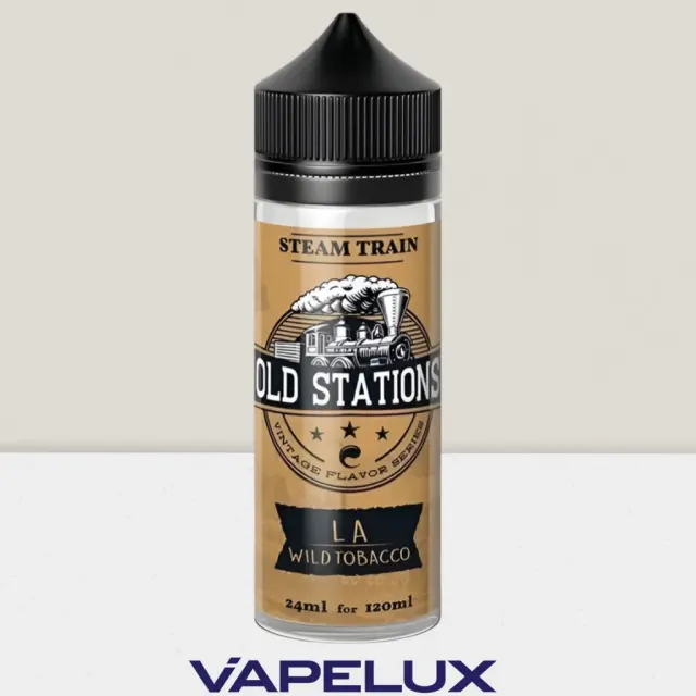 Steam Train Flavor Shot LA Wild Tobacco Old Station Series 24ml/120ml 120ml 2