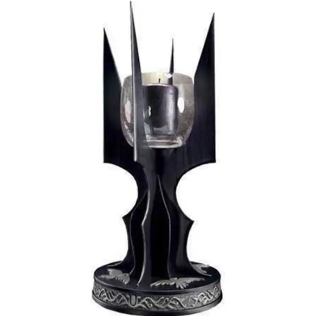 LORD OF THE RINGS Candle Holder Κηροπήγιο Μεταλλικό Saruman s Staff 25cm (0812370011223)