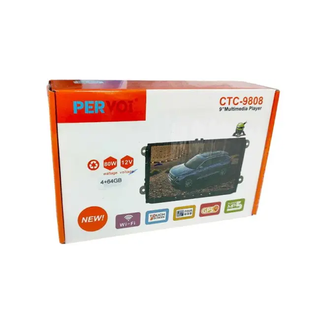 PerVoi οθόνη αυτοκινήτου για VW 9" αφής CTC-9808 - Car Multimedia Player 014465