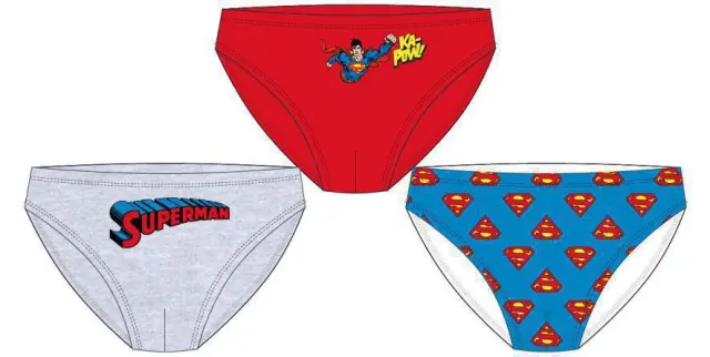 Βρακάκια Σετ 3τμχ Superman White Red Blue 80800440000 - 7-8 Y (128cm)