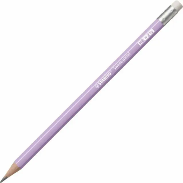 Μολύβι με Γόμα Stabilo Pastel Lilac 4908/03 (Stabilo)