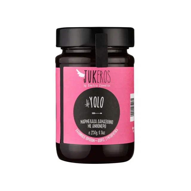 Μαρμελάδα Δαμάσκηνο με Ροδόνερο - Jukeros - 250gr 5214000619031