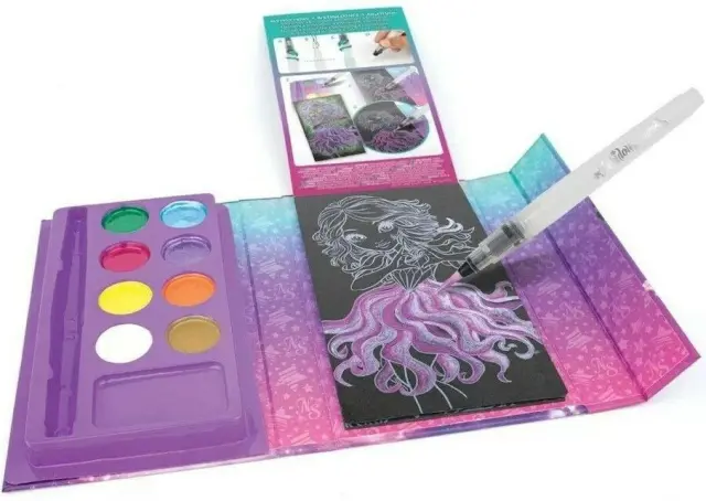 Nebulous Stars Νεροζωγραφιές Το Go Black Art Set (11423) 2
