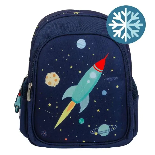 A Little Lovely Company Τσάντα Πλάτης με Ισοθερμική Θήκη (32x27x19) Space BPSPBU40