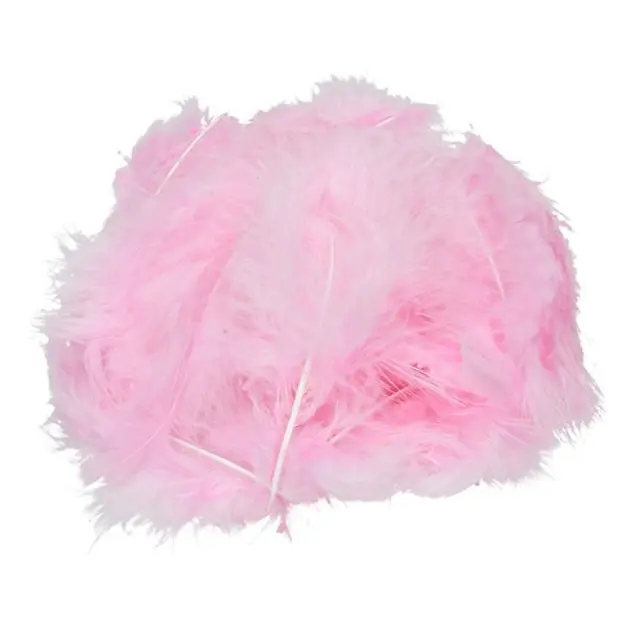 Φτερά Marabou Light Pink - 10-12cm ~2g ~20τεμάχια
