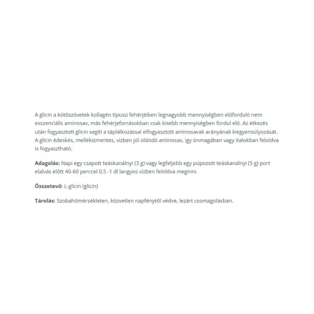 JutaVit L-glycine 2