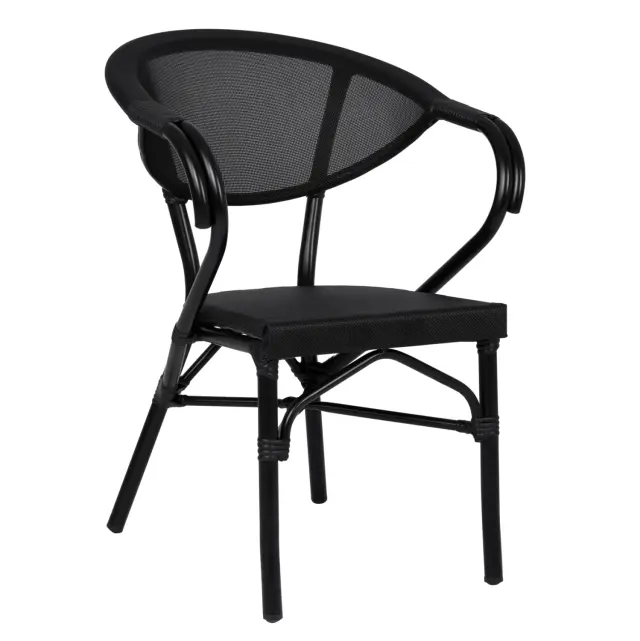 ΠΟΛΥΘΡΟΝΑ ΑΛΟΥΜΙΝΙΟΥ ΜΑΥΡΗ ΜΕ TEXTLINE FB95025.02 59x60x82 cm