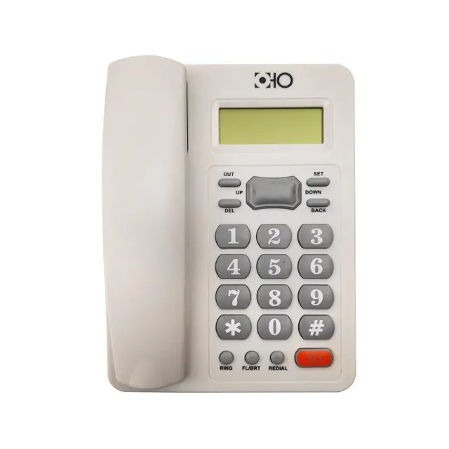 OHO-085CID Ενσύρματο Τηλέφωνο Γραφείου Λευκό